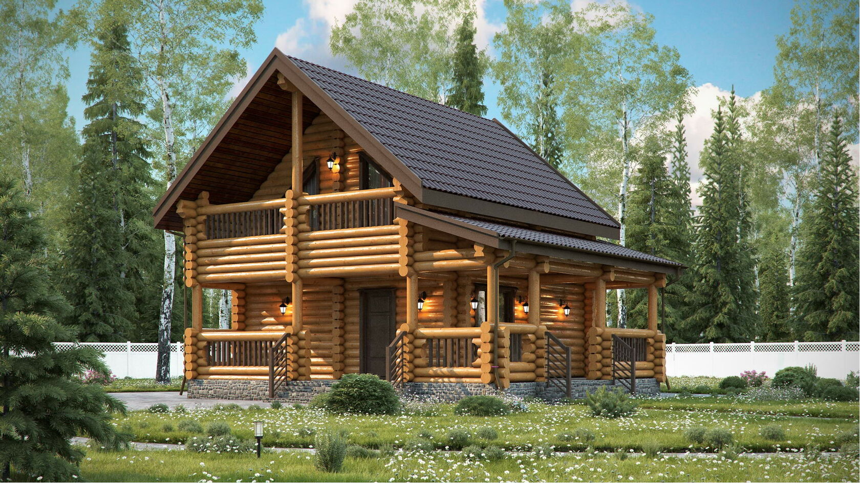 Дом из бревна VZ-176